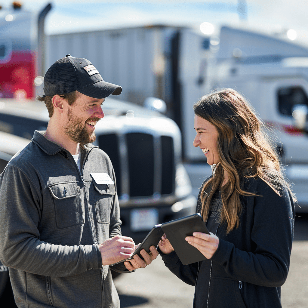 Truck entry laadlocaties